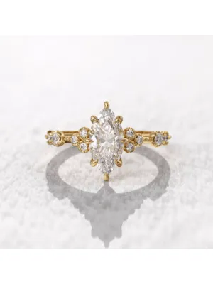 Exquisite Cubic Zirconia Decor Ring For Women For Daily Decoration