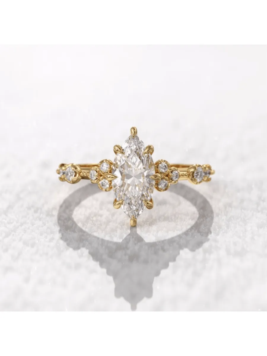 Exquisite Cubic Zirconia Decor Ring For Women For Daily Decoration