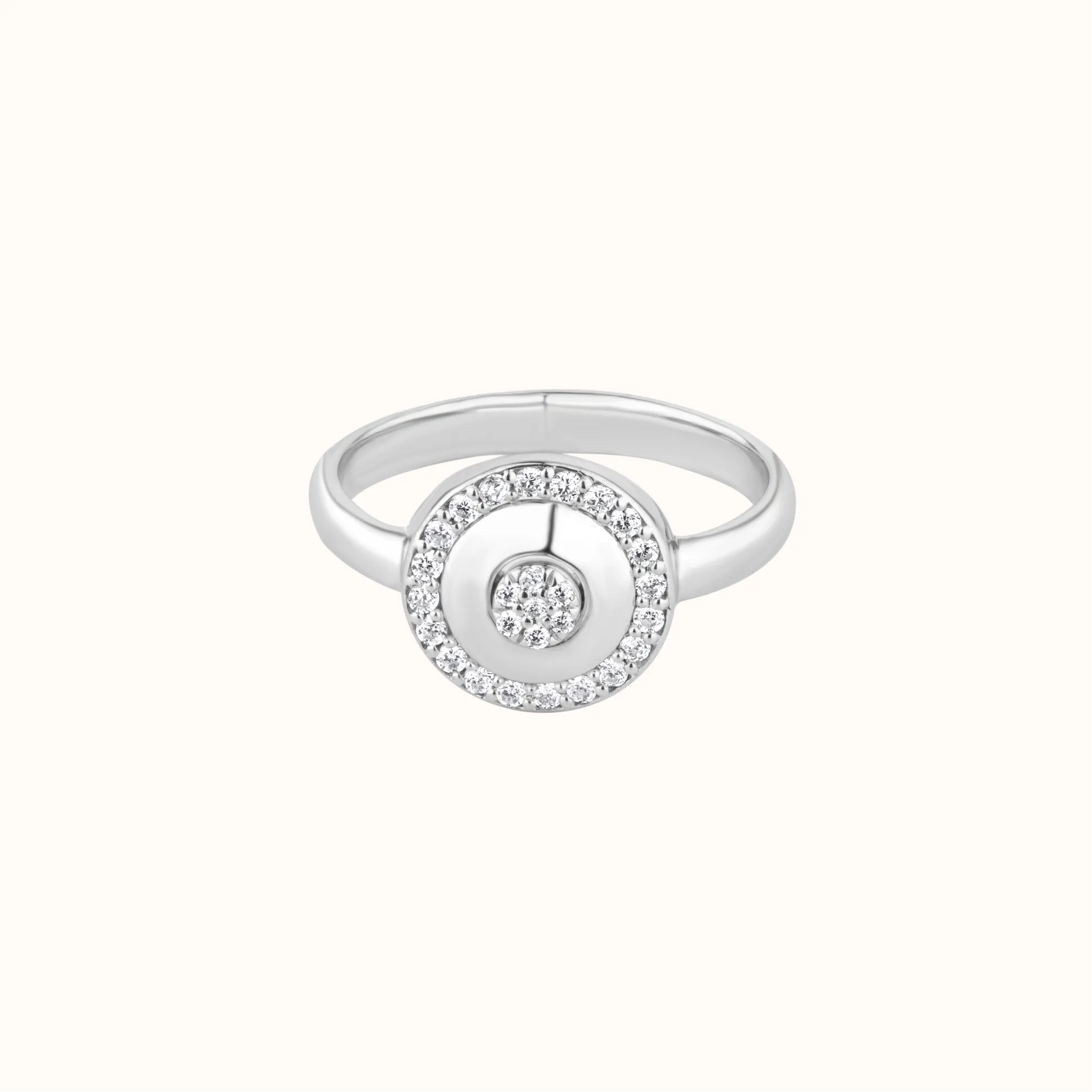 Exquisite Round Design Ring