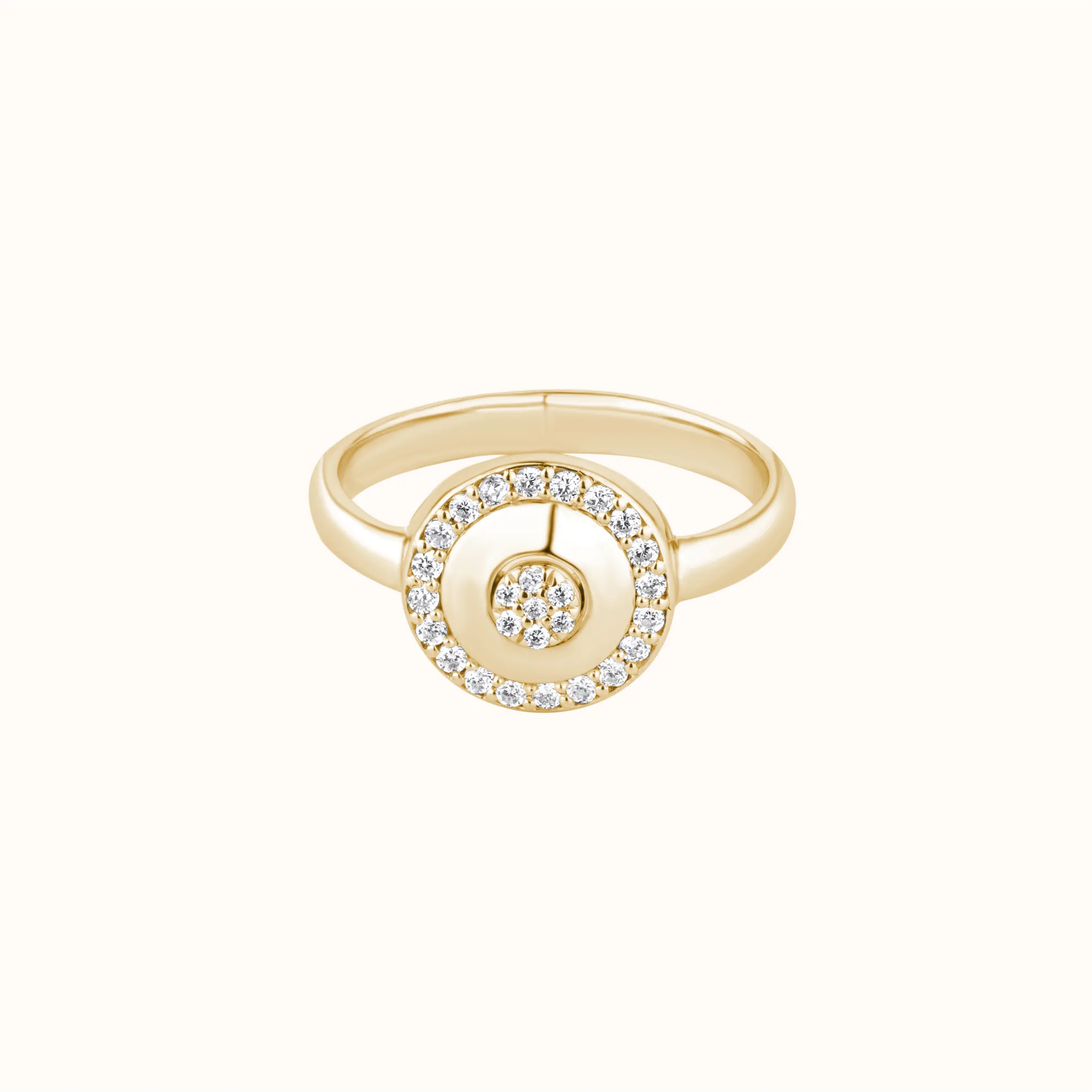 Exquisite Round Design Ring