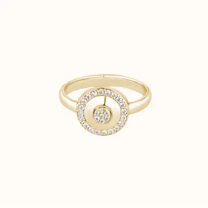 Exquisite Round Design Ring