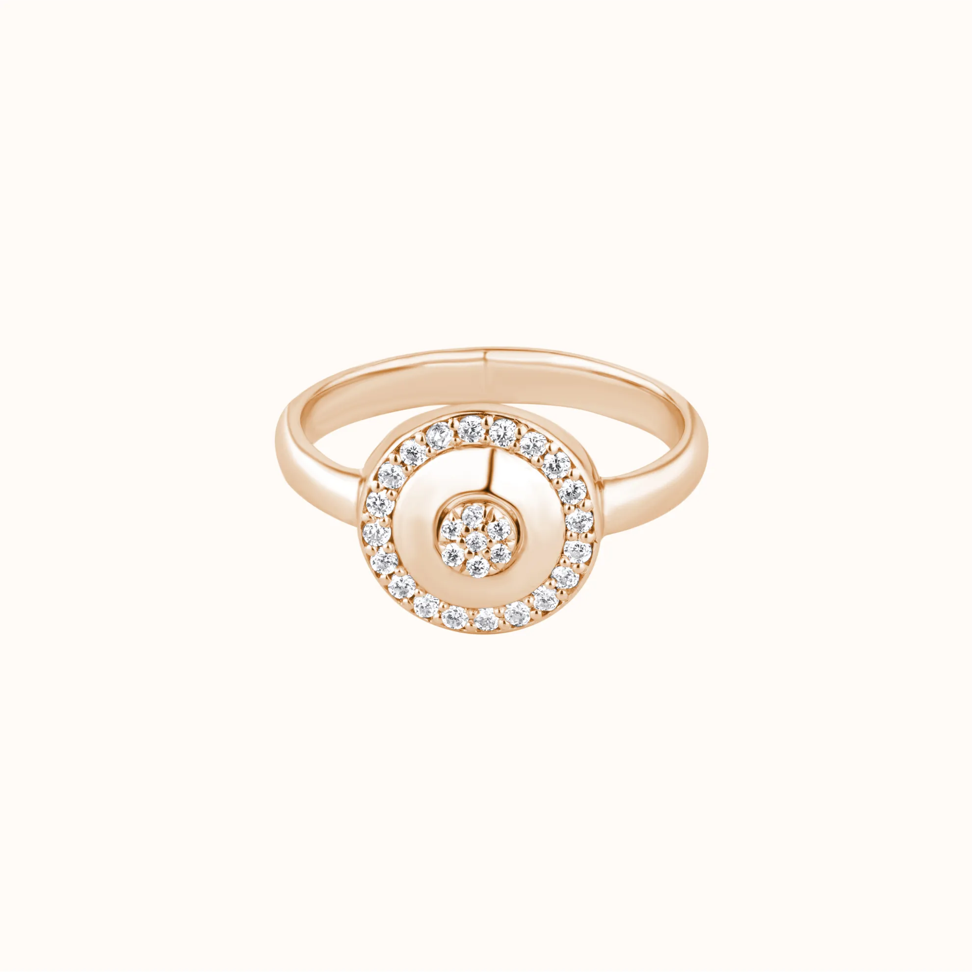 Exquisite Round Design Ring
