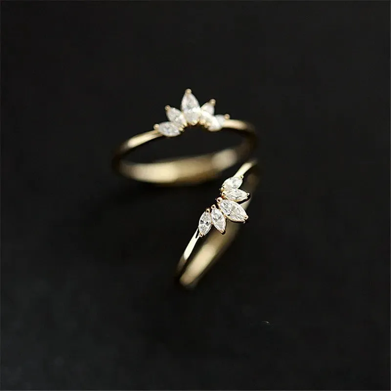 Exquisite Sterling Silver Zircon Rings for Women