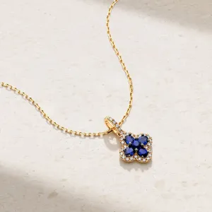 Felicity Sapphire and Diamond Pendant