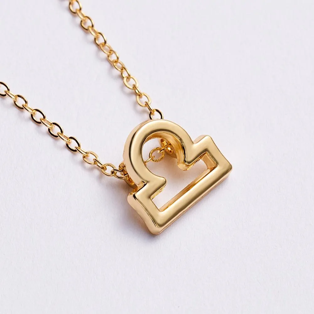 Female Elegant Star Zodiac Sign 12 Constellation Necklaces Pendants Charm Gold Chain Choker Necklaces for Women Jewelry Dropship