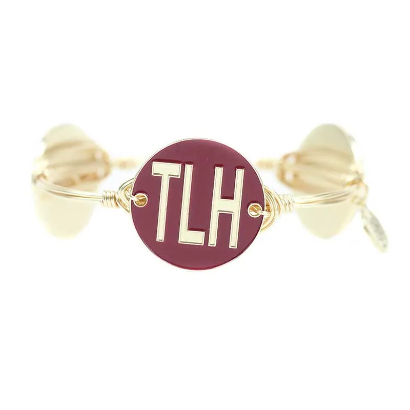 Florida State Seminoles Aviate TLH Coin Bangle Bracelet