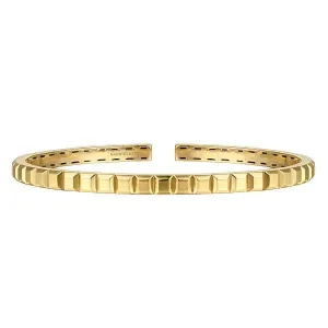 Gabriel & Co. Plain Gold Split Bangle Bracelet