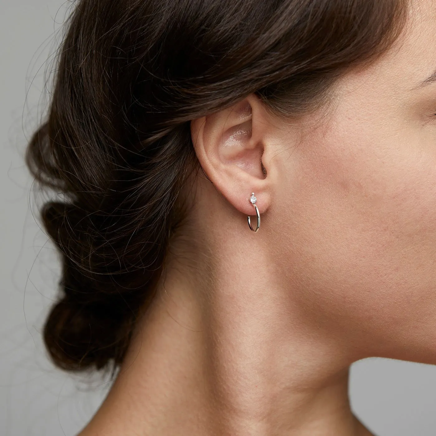 Gabrielle Silver Plated Crystal Studs