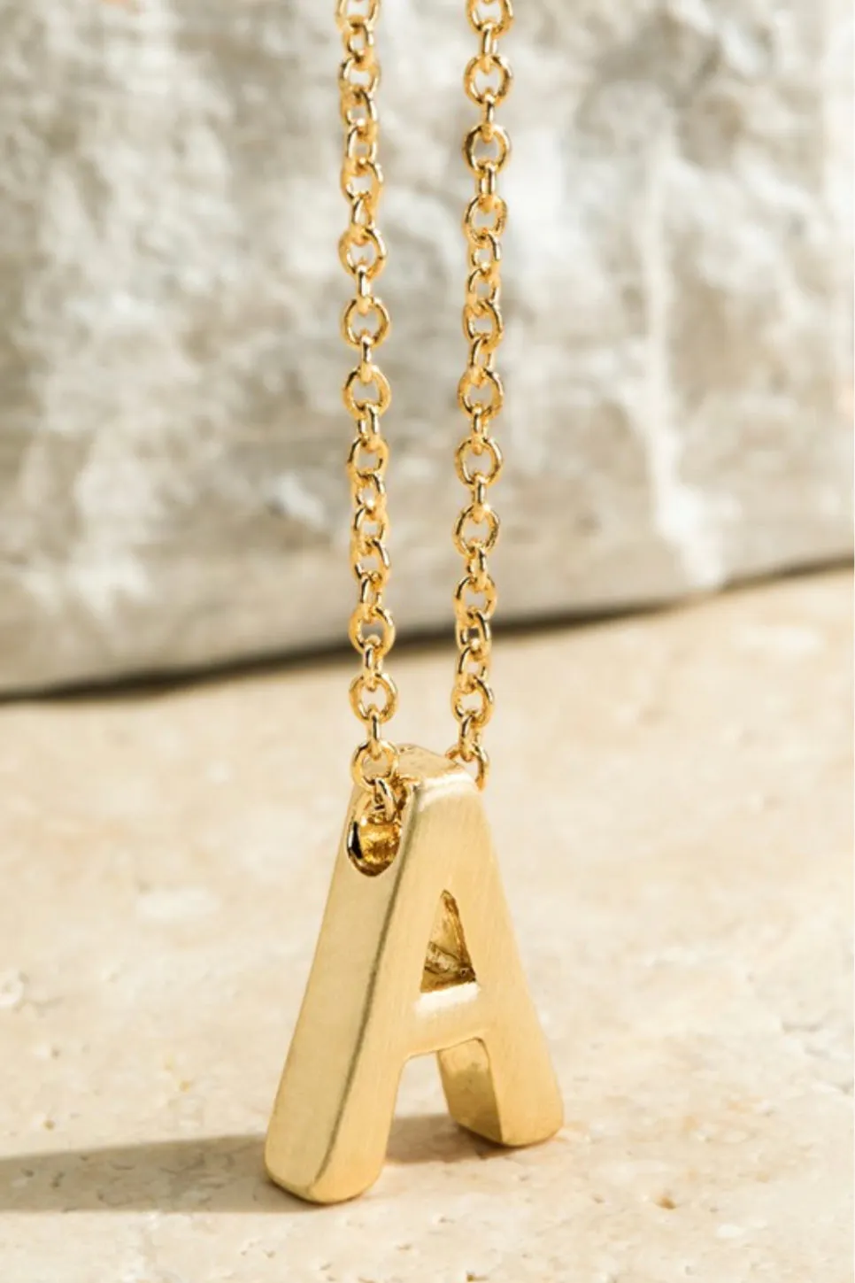 Gold Initial Necklaces