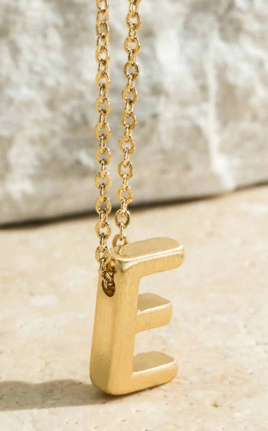 Gold Initial Necklaces