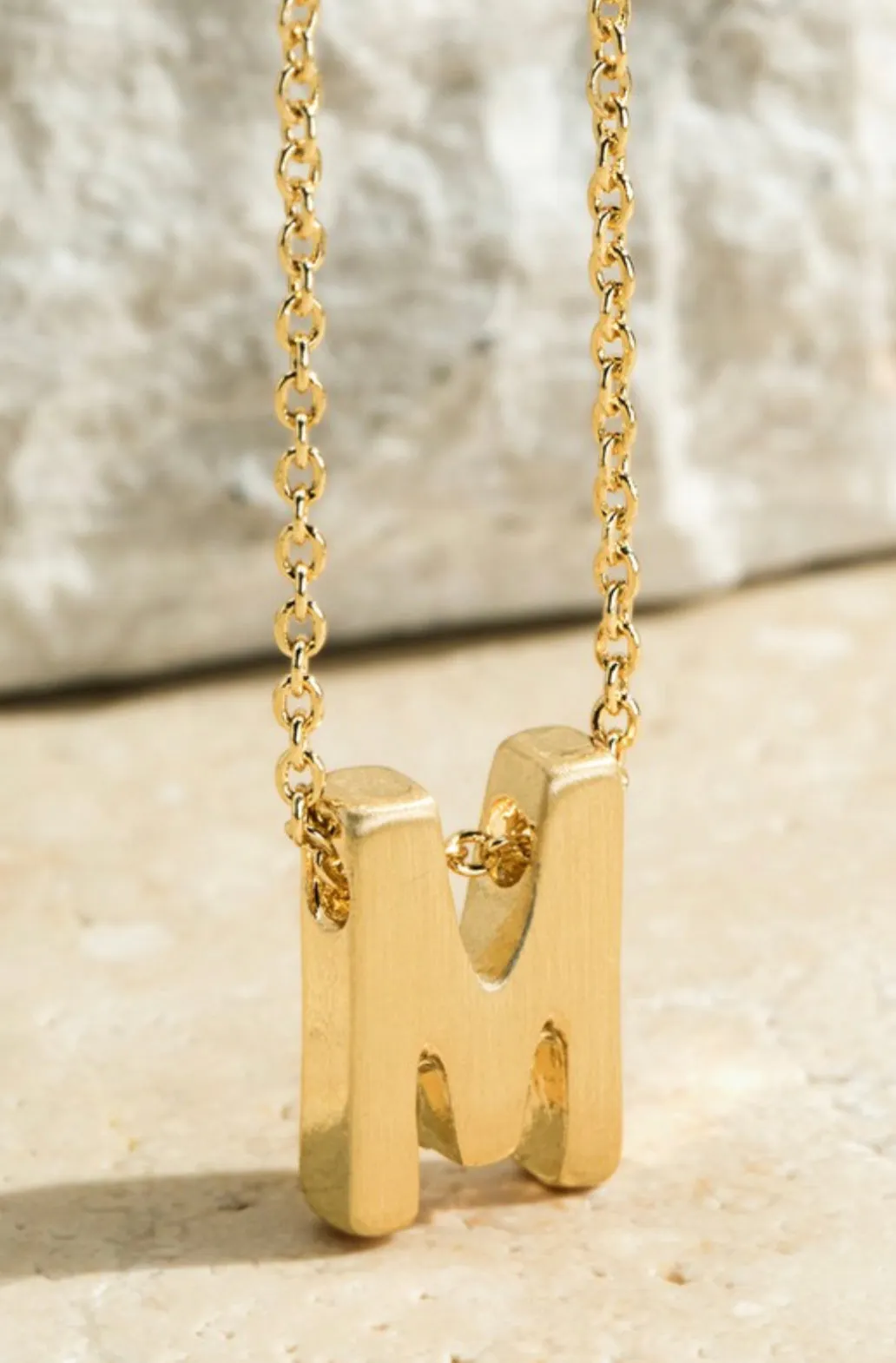 Gold Initial Necklaces