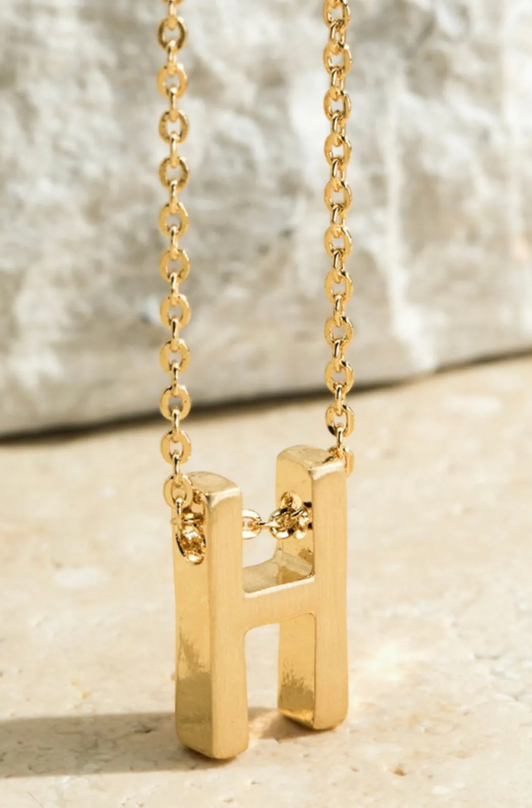 Gold Initial Necklaces