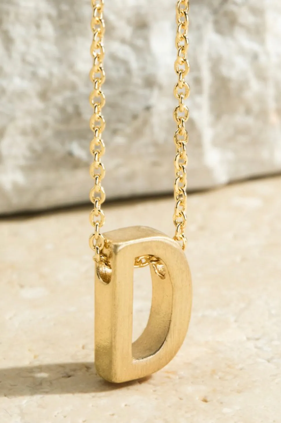 Gold Initial Necklaces