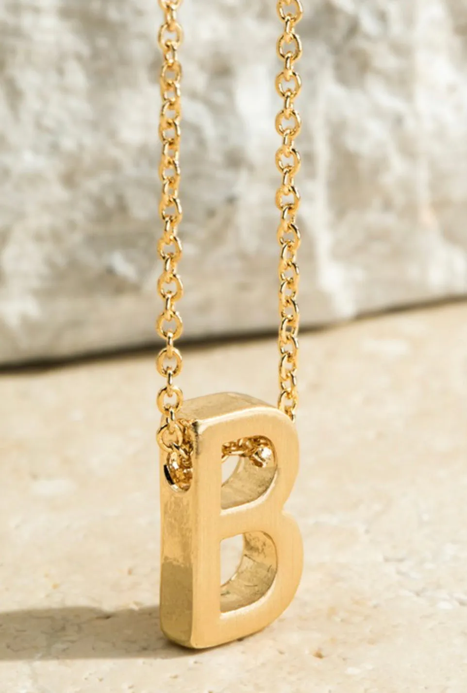 Gold Initial Necklaces