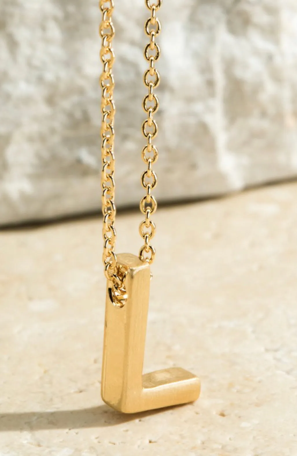 Gold Initial Necklaces