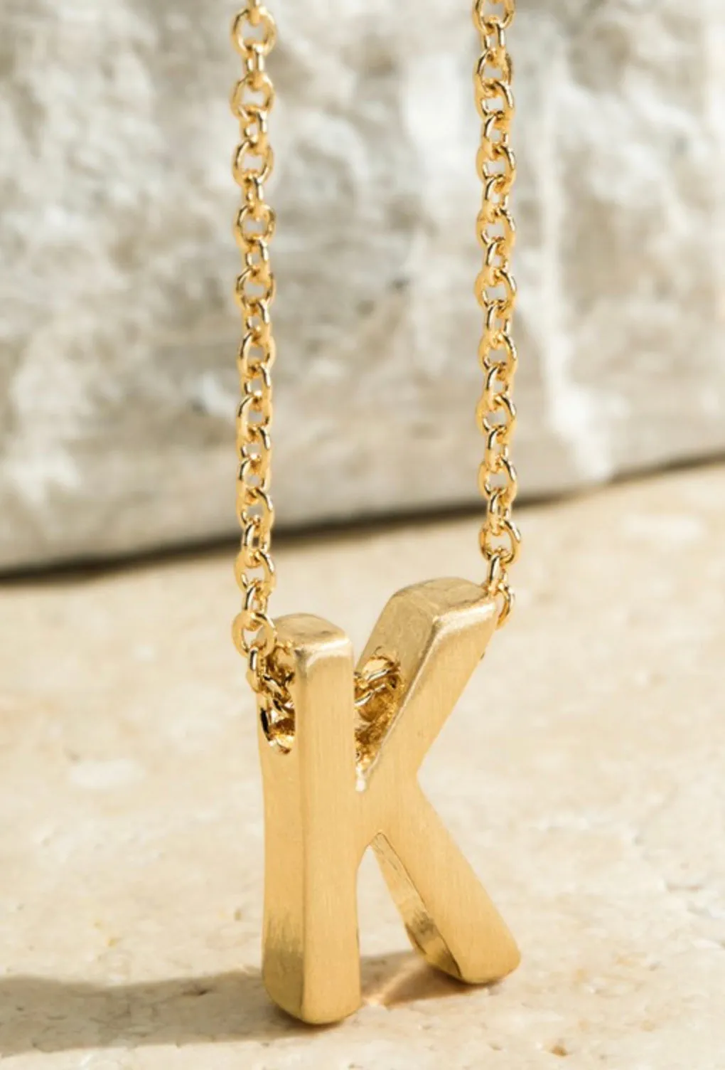 Gold Initial Necklaces