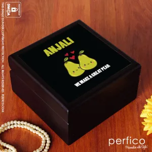 Great Pear © Personalized Jewellery Box for Girlfriend