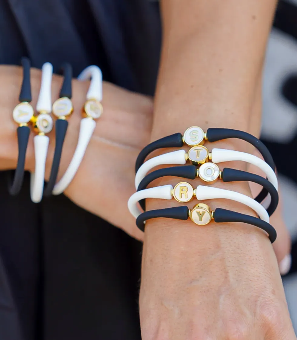 Gresham La Tua Storia Letter Bracelets A-G