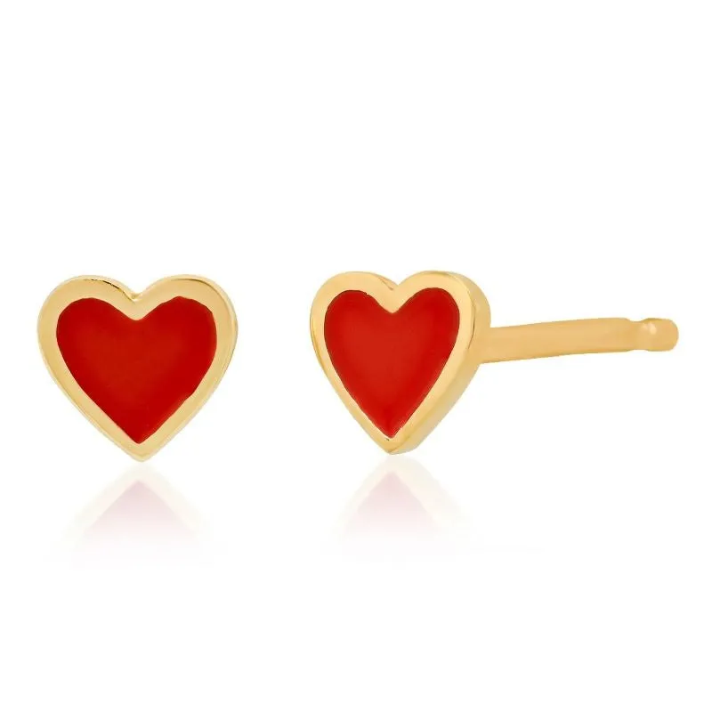 Heart Stud Earring