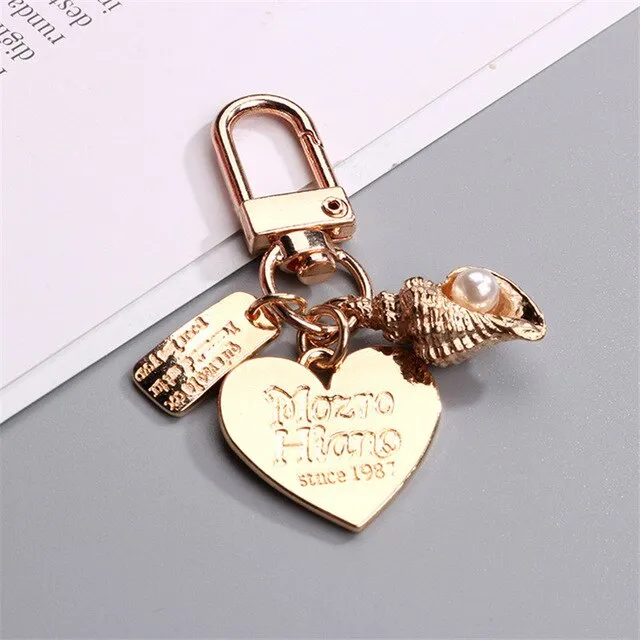 Hearts & Shells Keychain