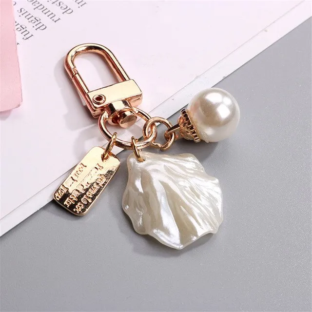 Hearts & Shells Keychain