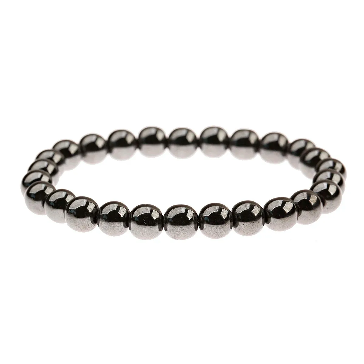 Hematite Bracelets Hommes Handmade Black Arrow Symbol Stone Beads Engery Yoga Mala Bracelet Men Pulsera Hombre