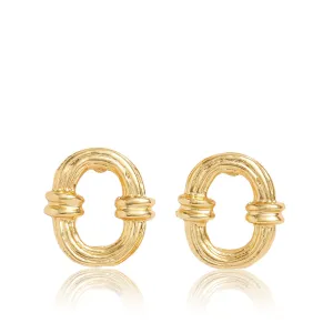 Hollow Frame Stud Earrings