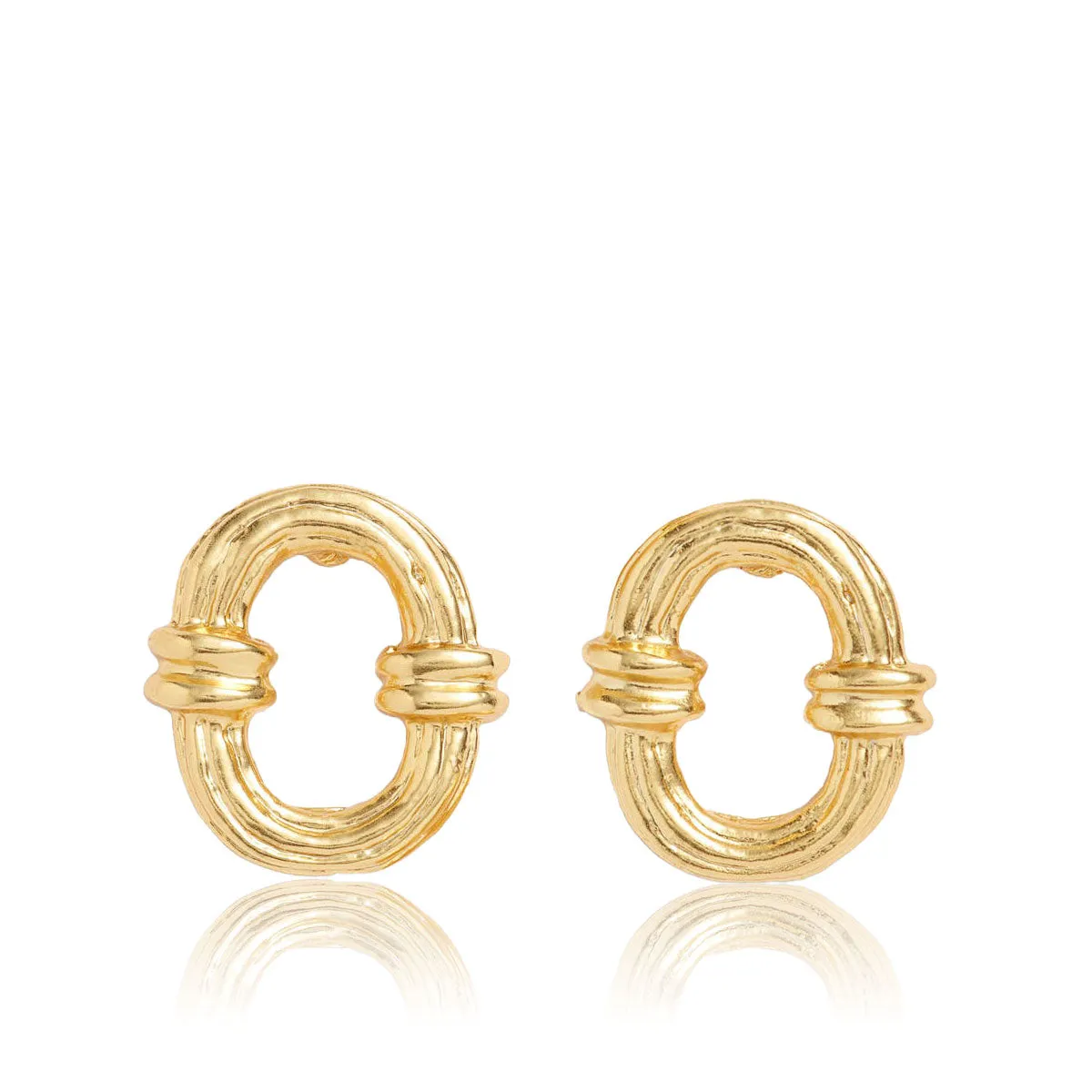 Hollow Frame Stud Earrings