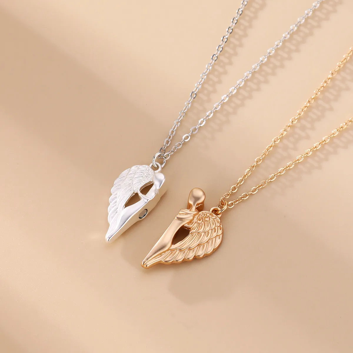 Hugging Angels Best Friends Necklaces Gift for 2