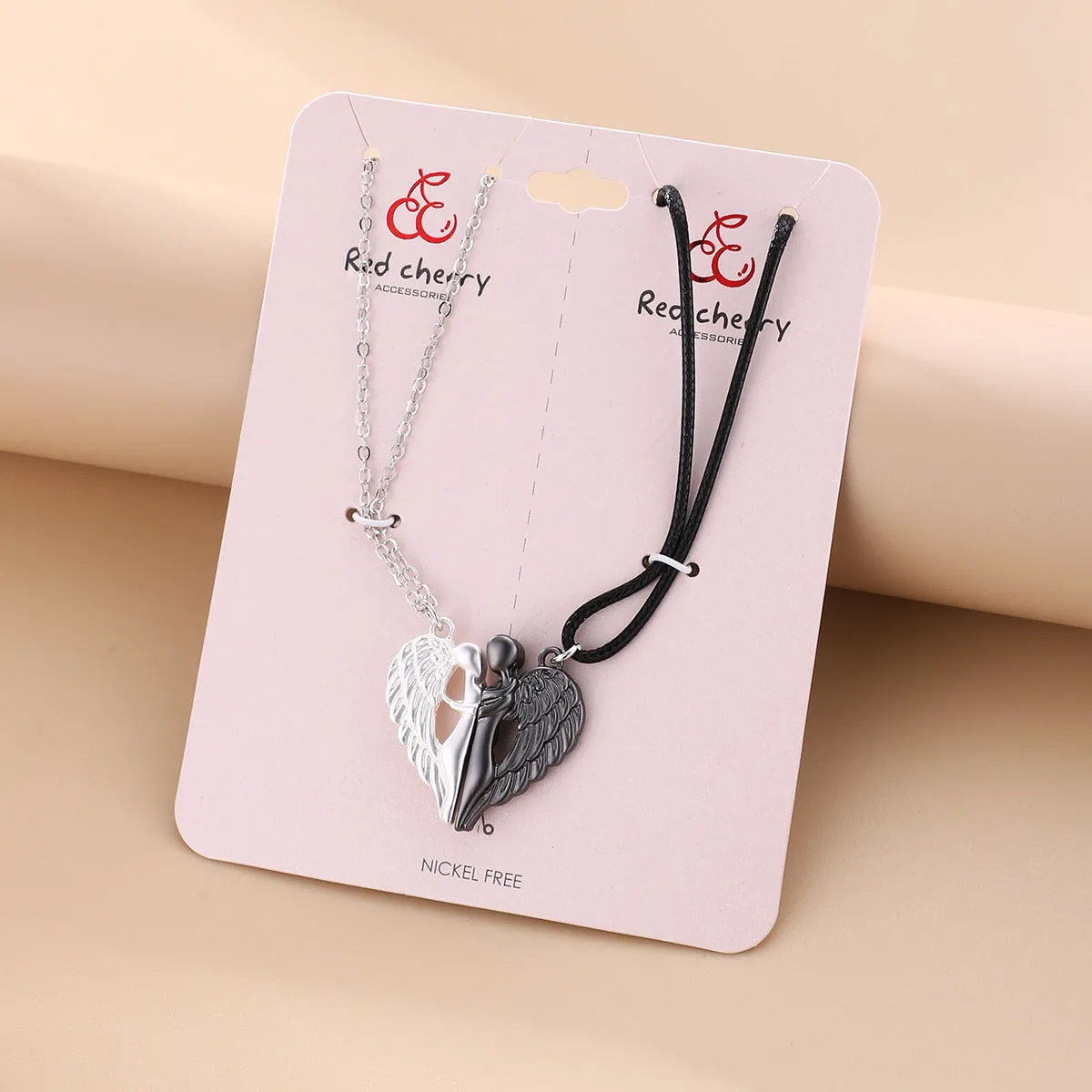 Hugging Angels Best Friends Necklaces Gift for 2