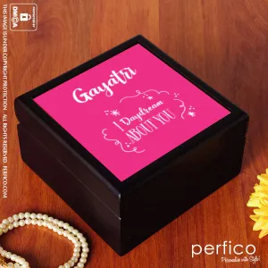 I Daydream © Personalized Jewellery Box for Girlfriend