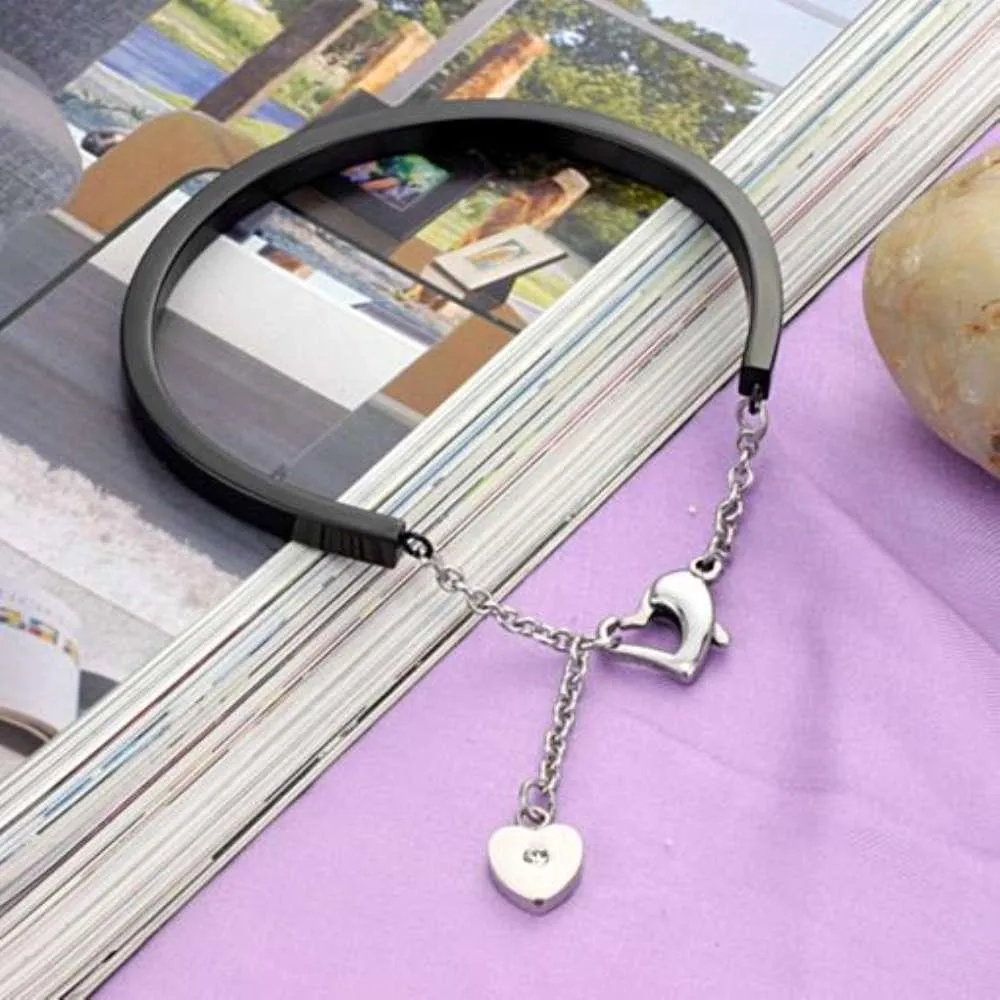 ID Bangles Personalised Gifts For Women Commemorate Engrave Name Stainless Steel Bracelets & Bangles