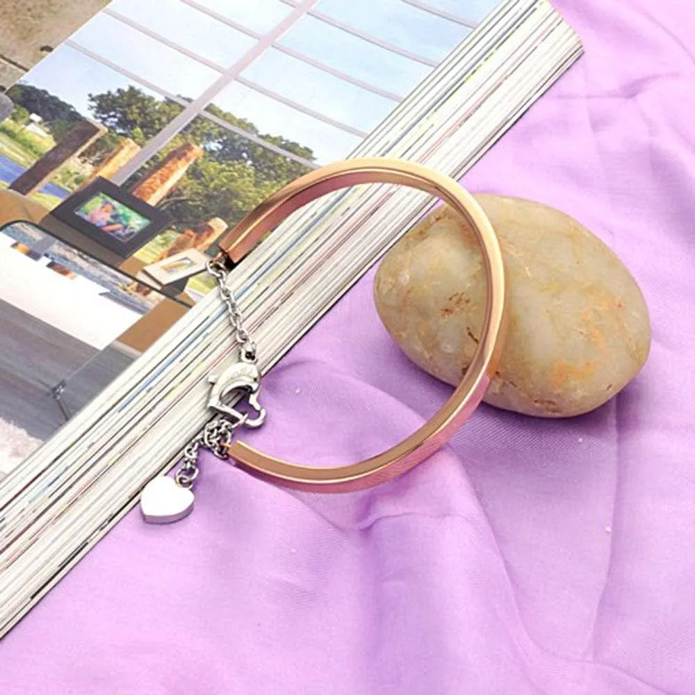 ID Bangles Personalised Gifts For Women Commemorate Engrave Name Stainless Steel Bracelets & Bangles