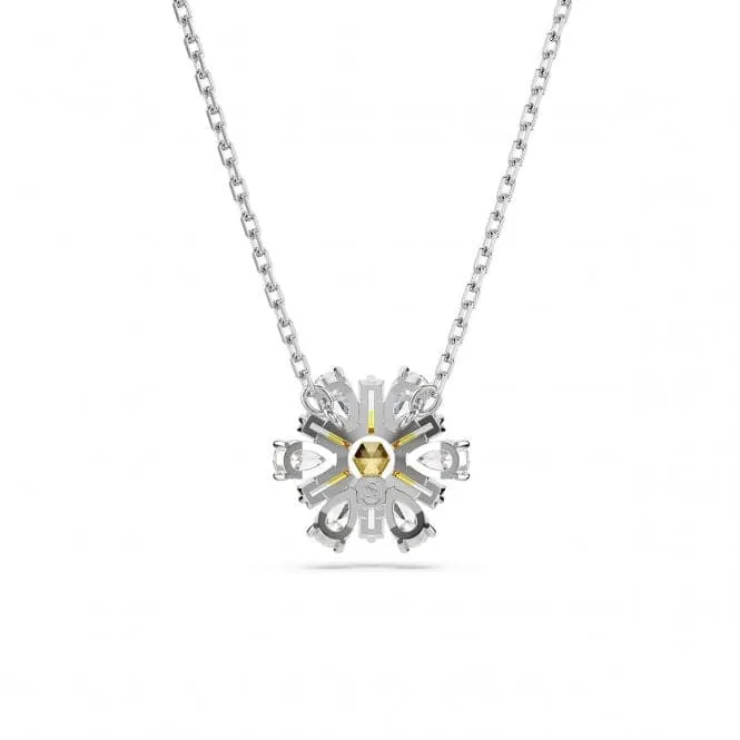 Idyllia Yellow Rhodium Plated Flower Pendant 5679939