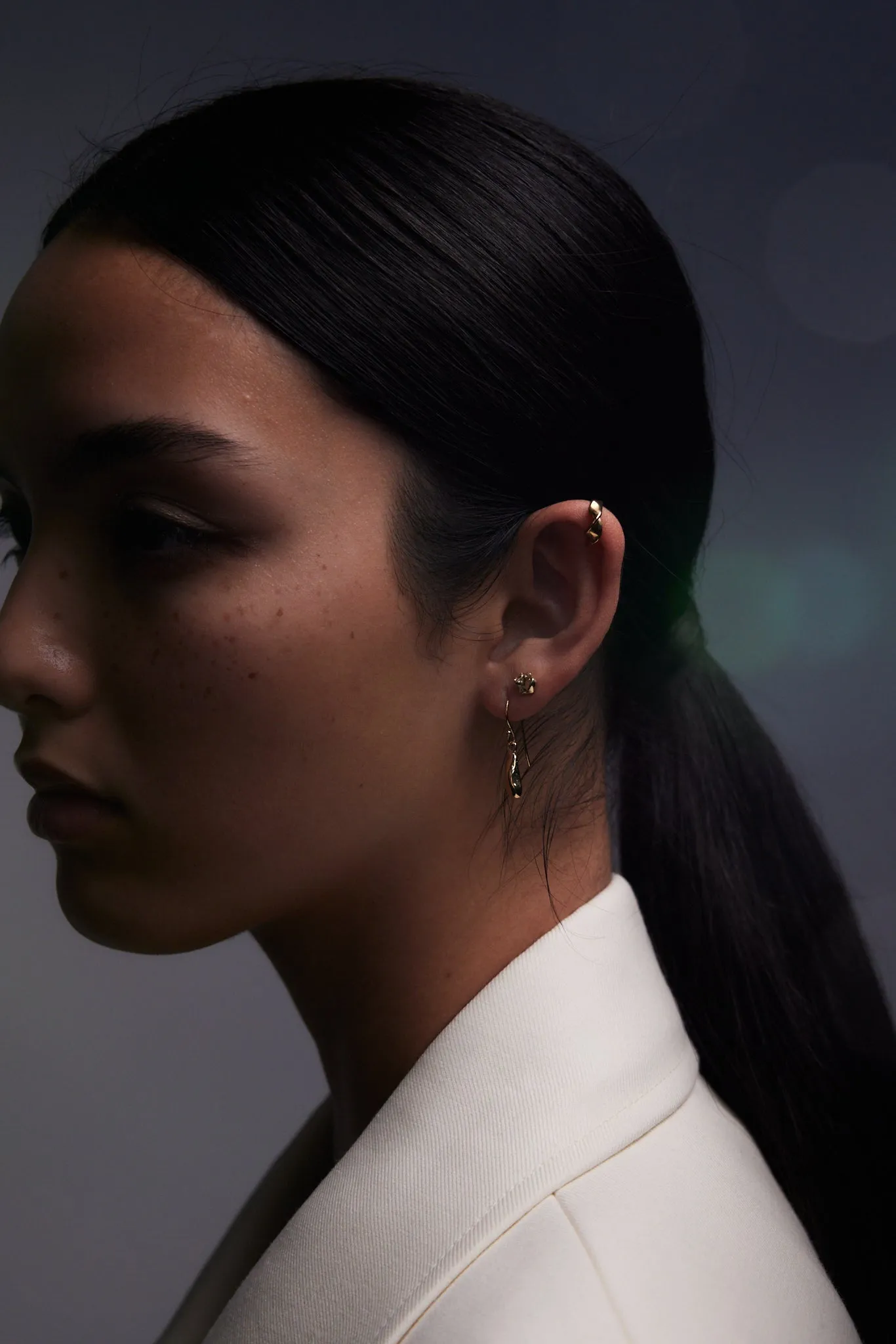 Ingot Studs | Gold