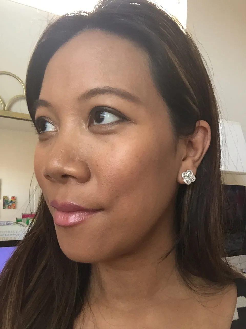 Jan Crushed Druzy Clover Stud Earrings