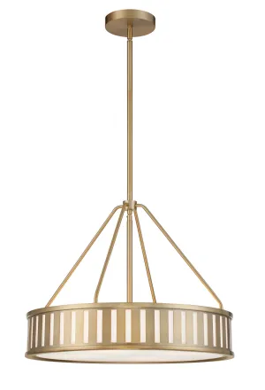 Kendal 4-Light Pendant in Vibrant Gold
