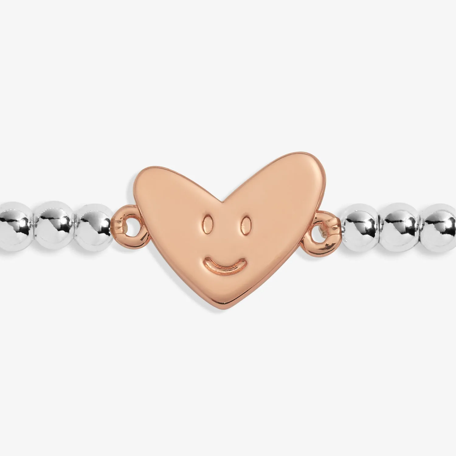 Kids A Little Smile Silver Rose Gold Plated Bracelet C765