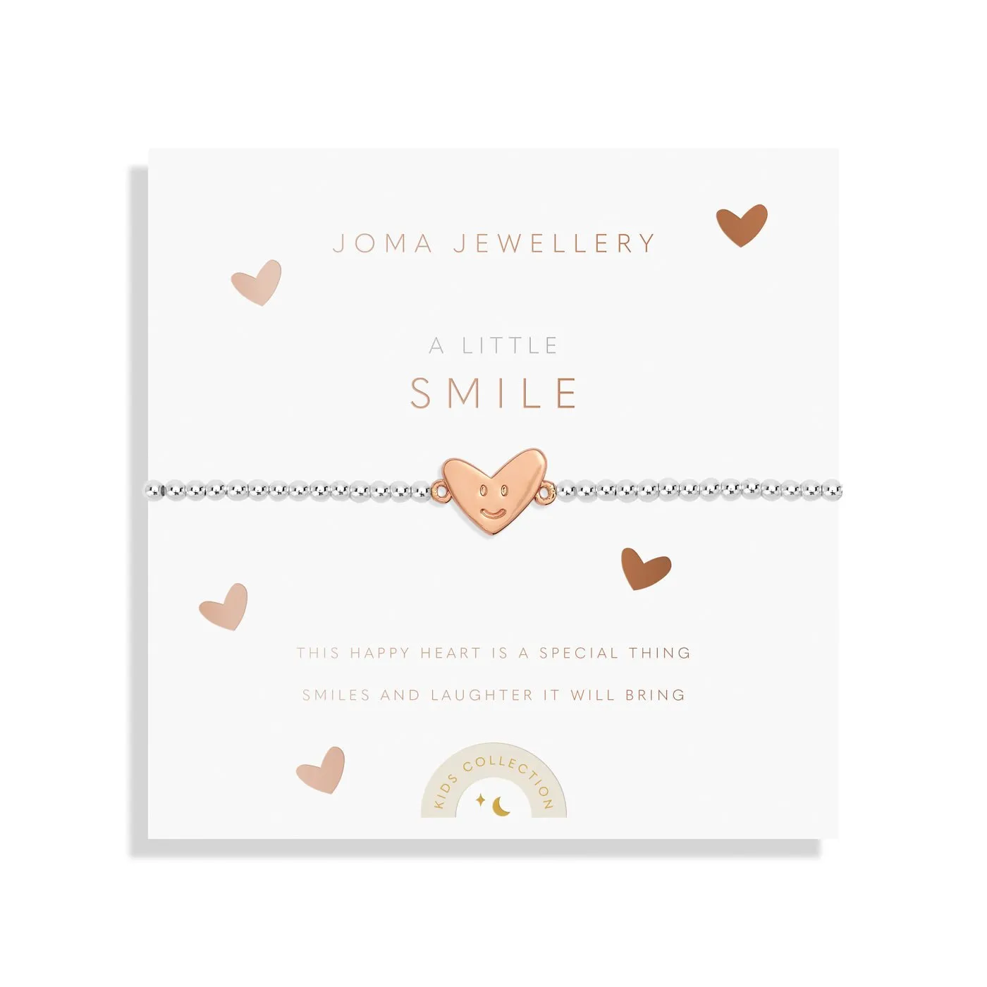 Kids A Little Smile Silver Rose Gold Plated Bracelet C765
