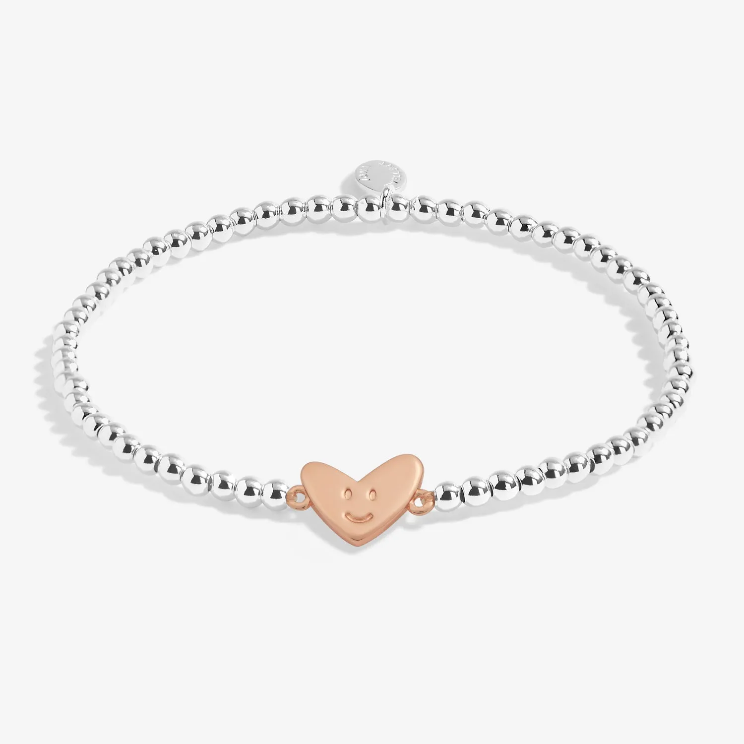 Kids A Little Smile Silver Rose Gold Plated Bracelet C765