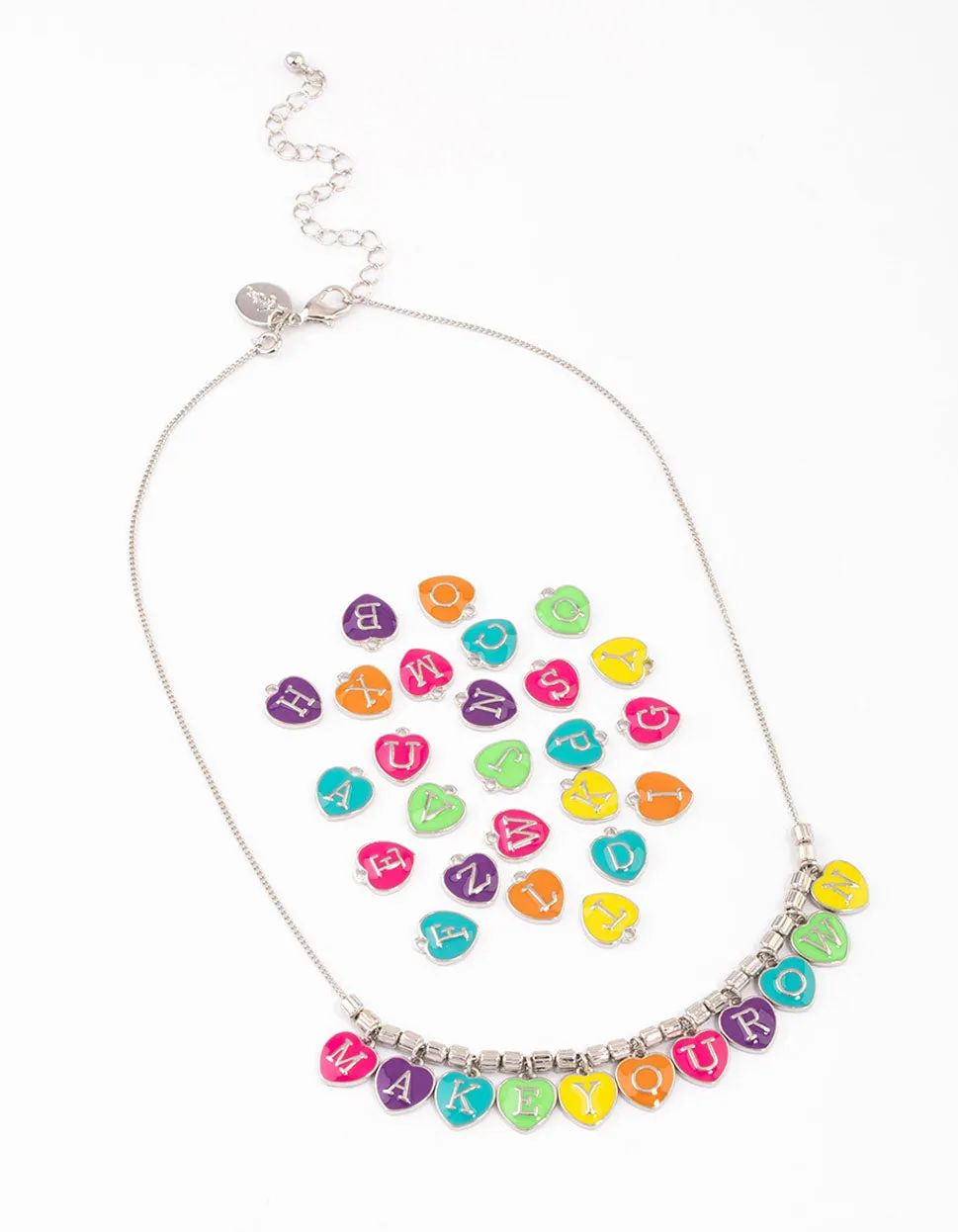 Kids Silver Charm Letter Kit