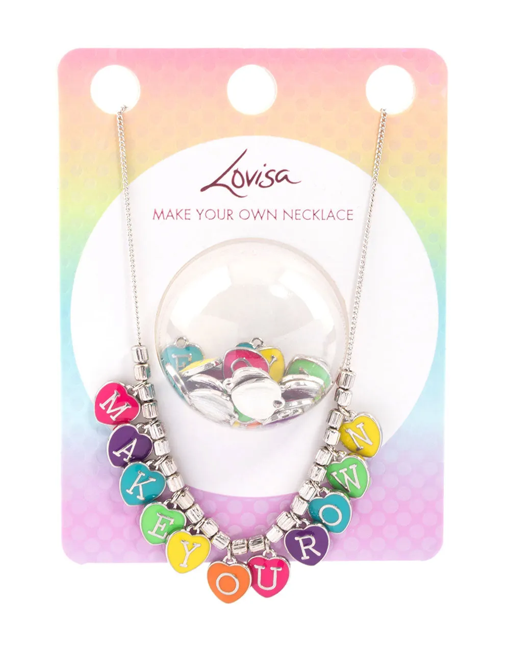 Kids Silver Charm Letter Kit