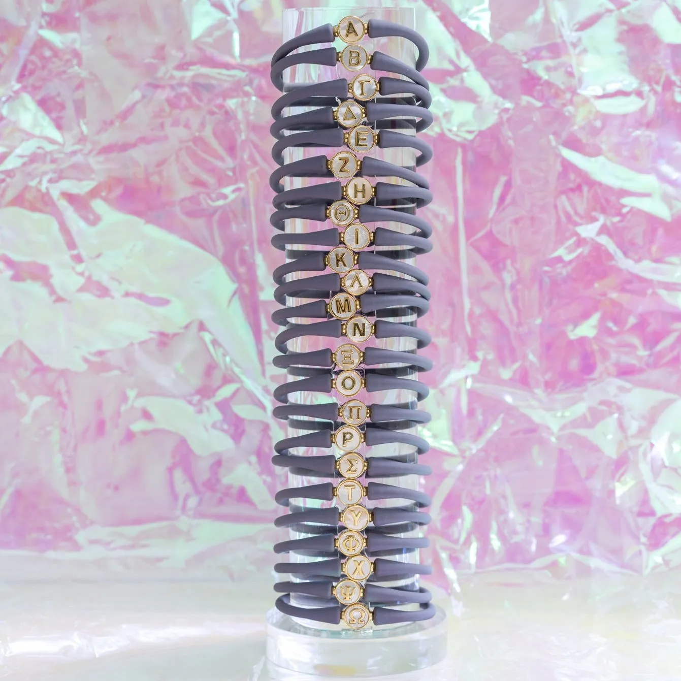 La Tua Storia Greek Letter Bracelet by Gresham
