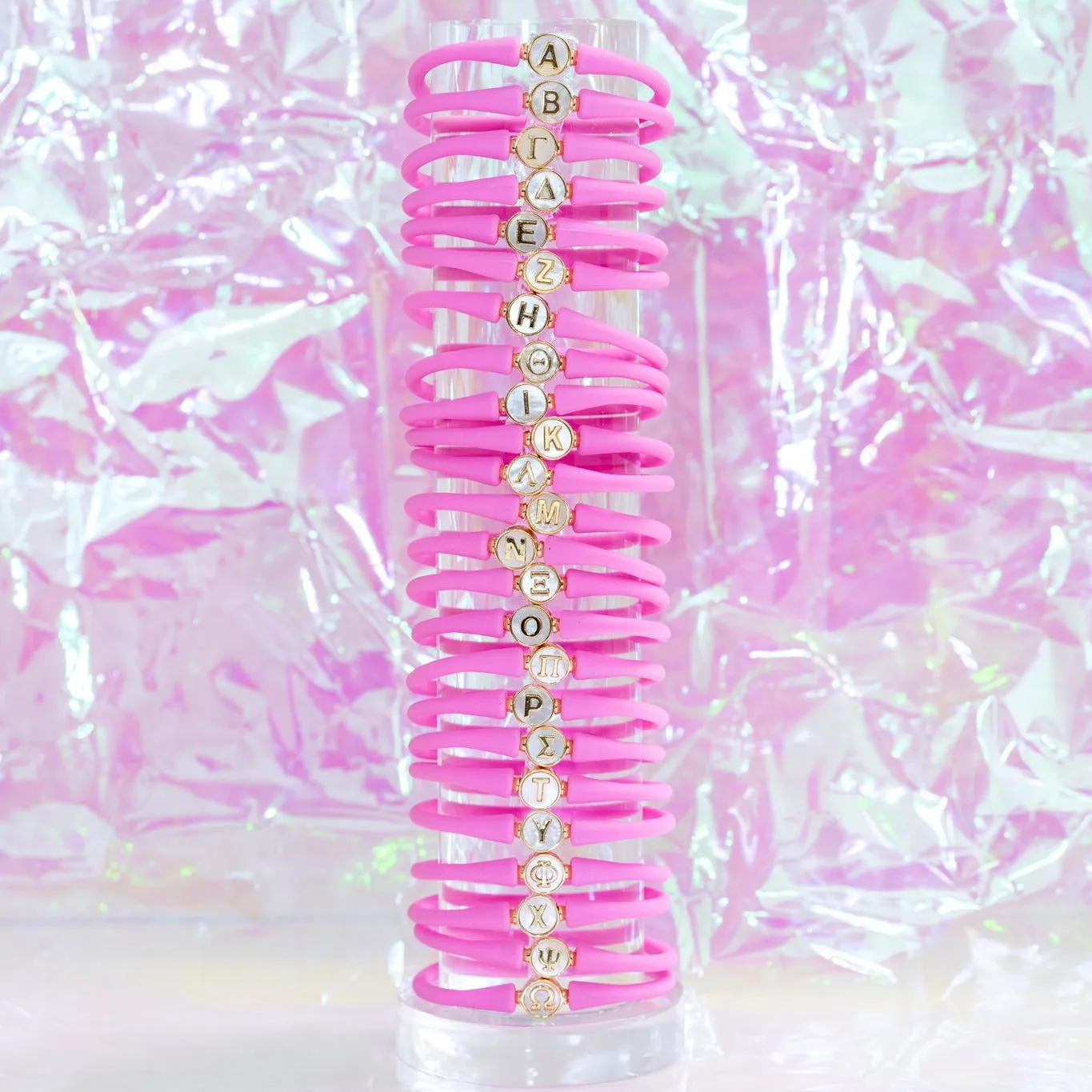 La Tua Storia Greek Letter Bracelet by Gresham