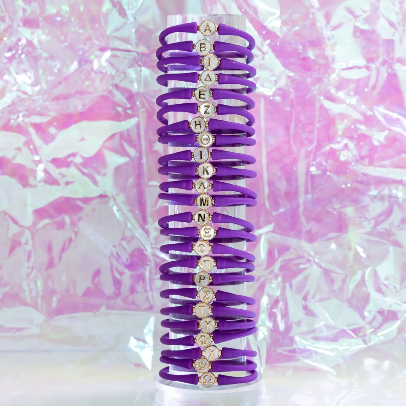 La Tua Storia Greek Letter Bracelet by Gresham