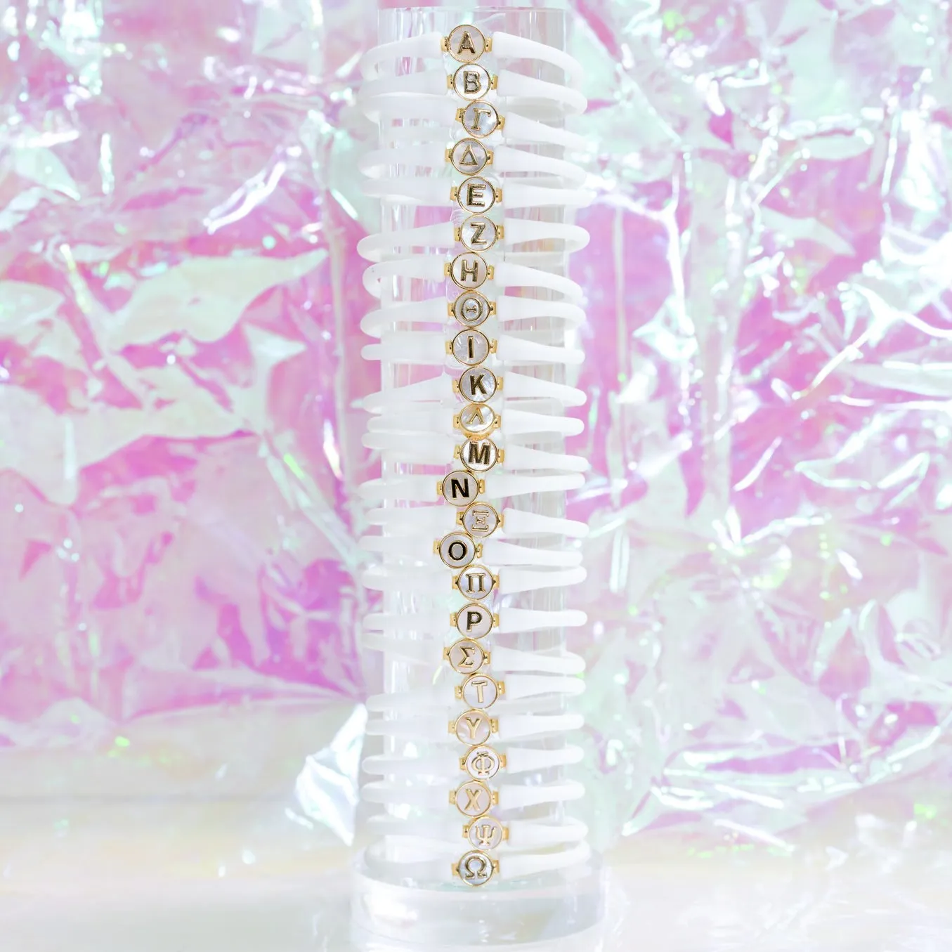 La Tua Storia Greek Letter Bracelet by Gresham