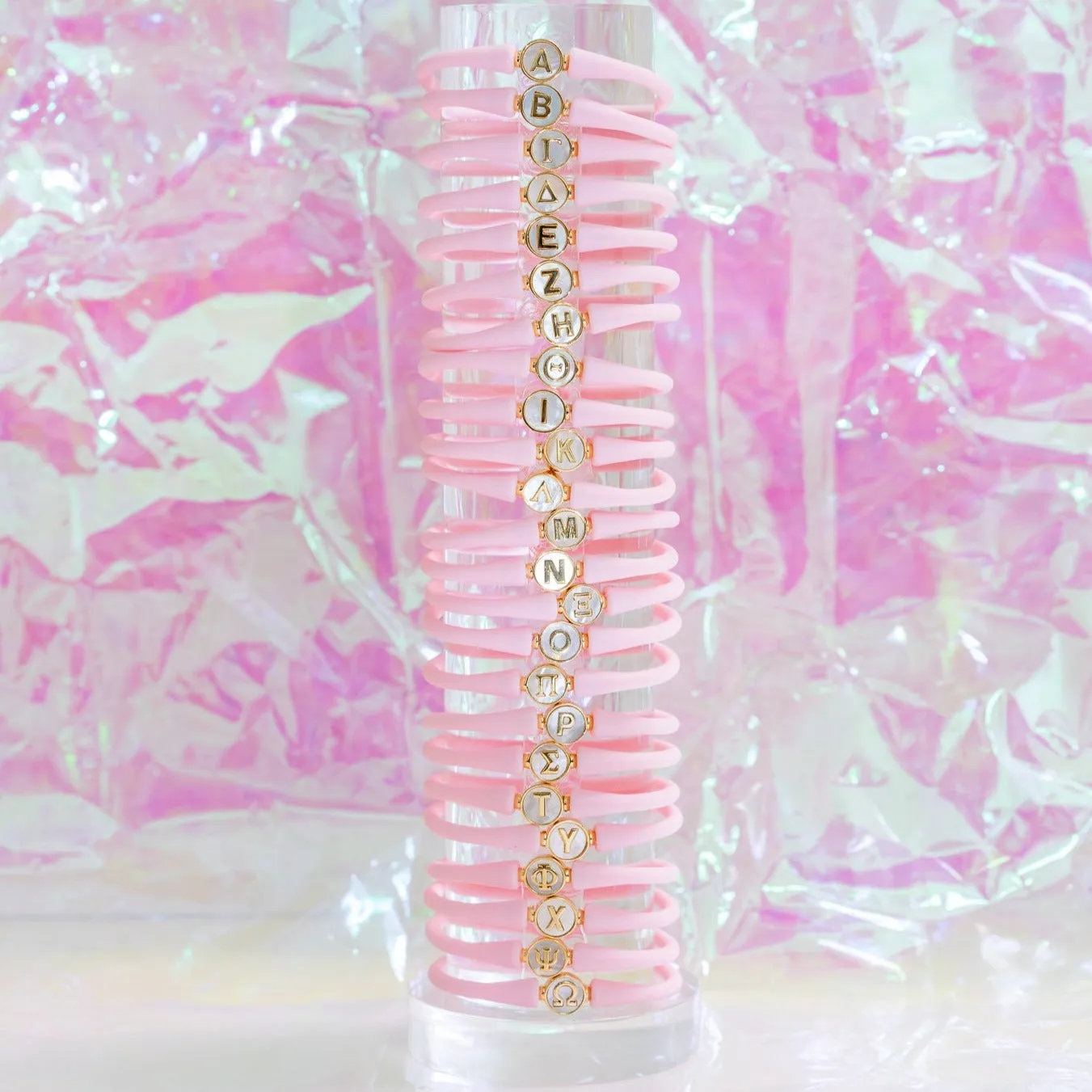 La Tua Storia Greek Letter Bracelet by Gresham