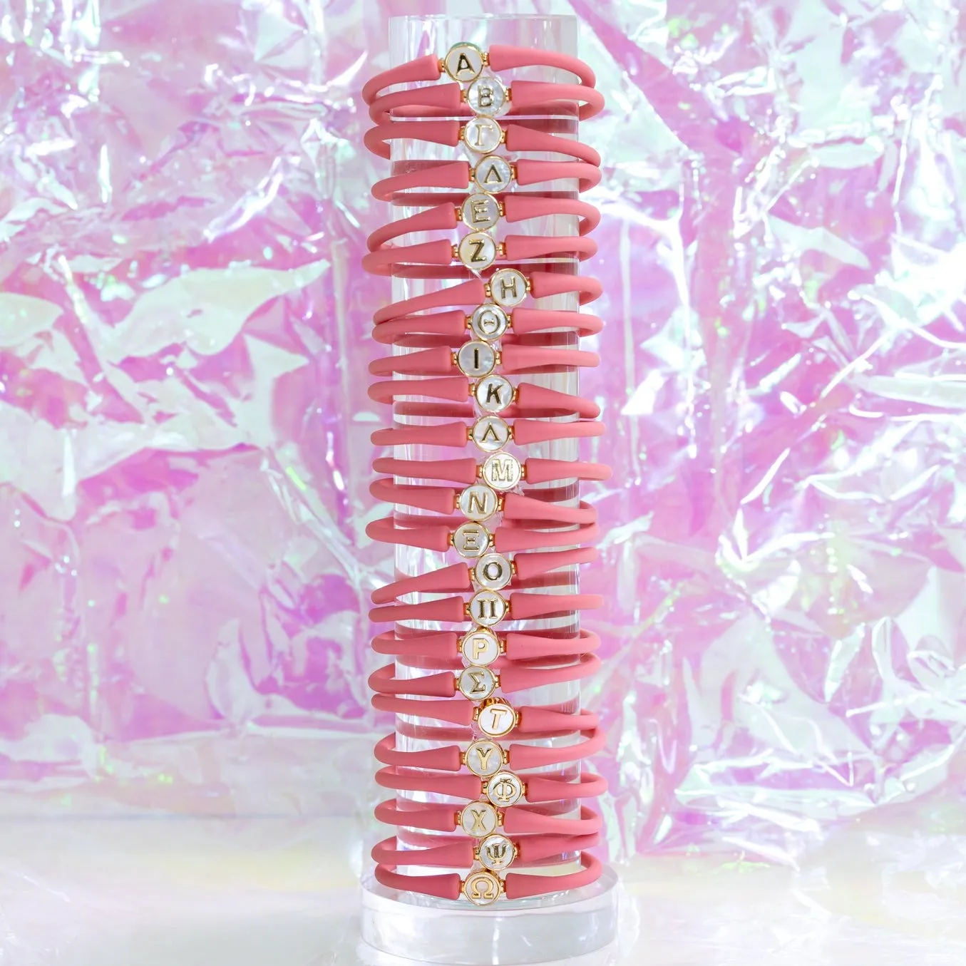 La Tua Storia Greek Letter Bracelet by Gresham