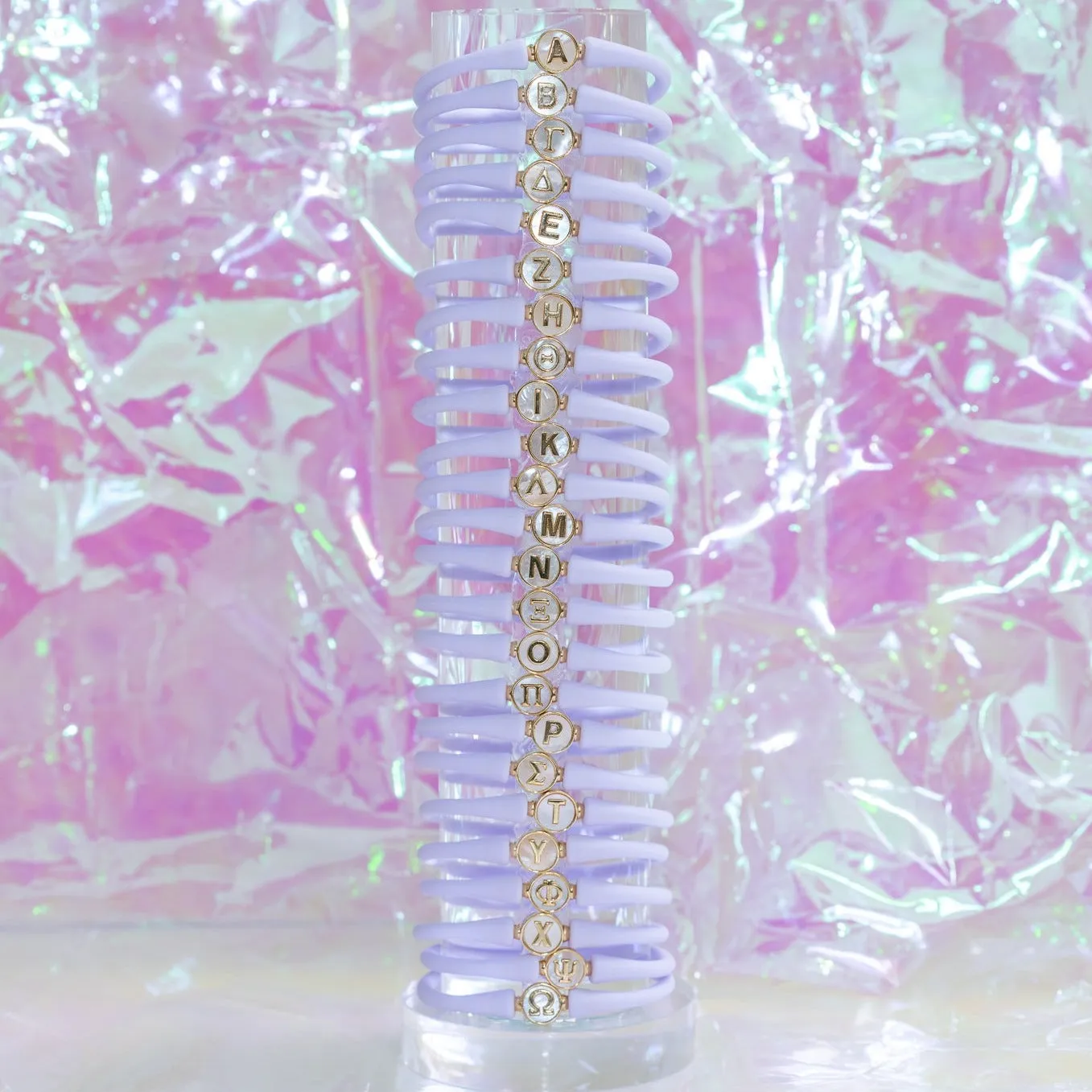 La Tua Storia Greek Letter Bracelet by Gresham