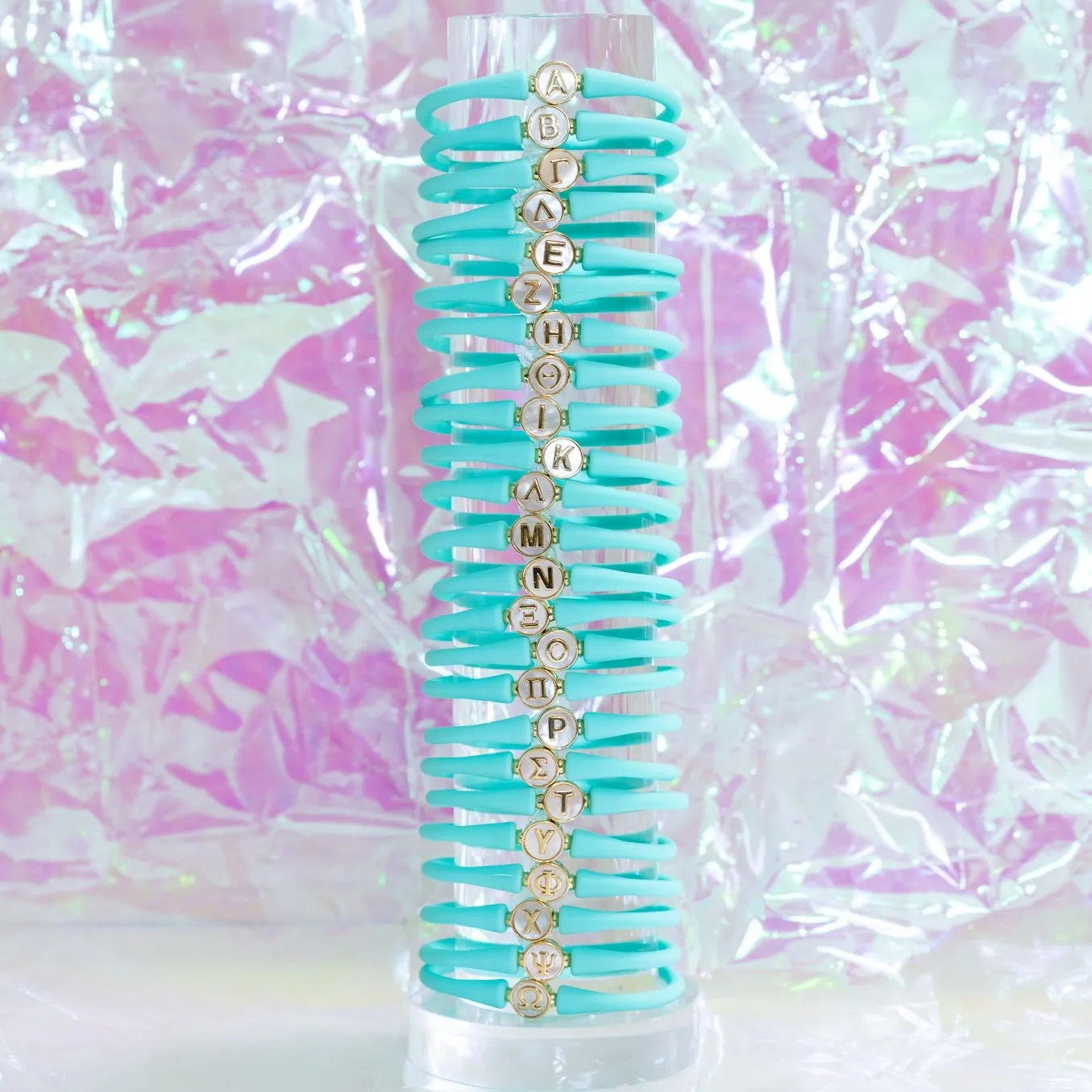 La Tua Storia Greek Letter Bracelet by Gresham